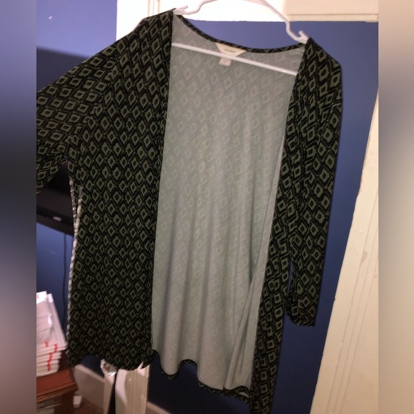 Women’s Plus Size Cardigan with Matching Short Sleeveve Blouse - CJ Banks - 2X - Picture 3 of 11